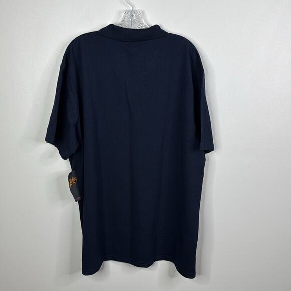 Johnny Bigg Men's Big & Tall Navy Blue Quinn Smart Polo Shirt Size 1XL - Picture 6 of 6